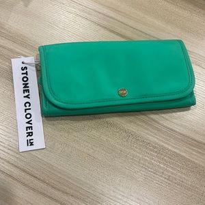 Stoney Clover Lane Nylon Tri-Fold Wallet Avocado
